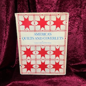 Vintage Hardcover Art Book America's Quilts and Coverlets Safford & Bishop 1974