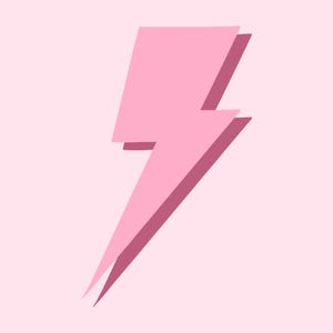 Pink Lightning Bolt - Digital Download