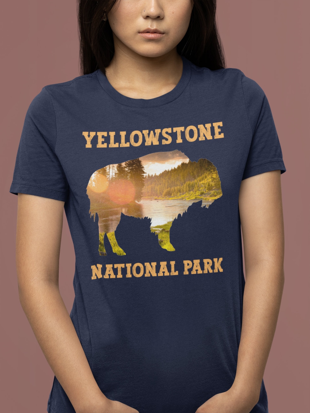 Yellowstone National Park Bison T shirt Yellowstone National Park yellowstone-national-park-bison-t-shirt-yellowstone-national-park