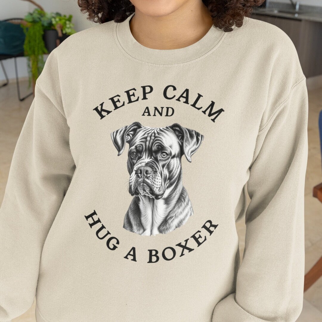 Boxer Dog Sweatshirt Boxer Sweater Boxer Mom Crewneck Boxer Etsy