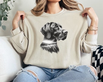 German Shorthaired Pointer Sweatshirt, German Shorthaired Pointer Sweater, Pointer Mama Sweatshirt, Pointer Dad Crewneck, Gift for GSP Owner