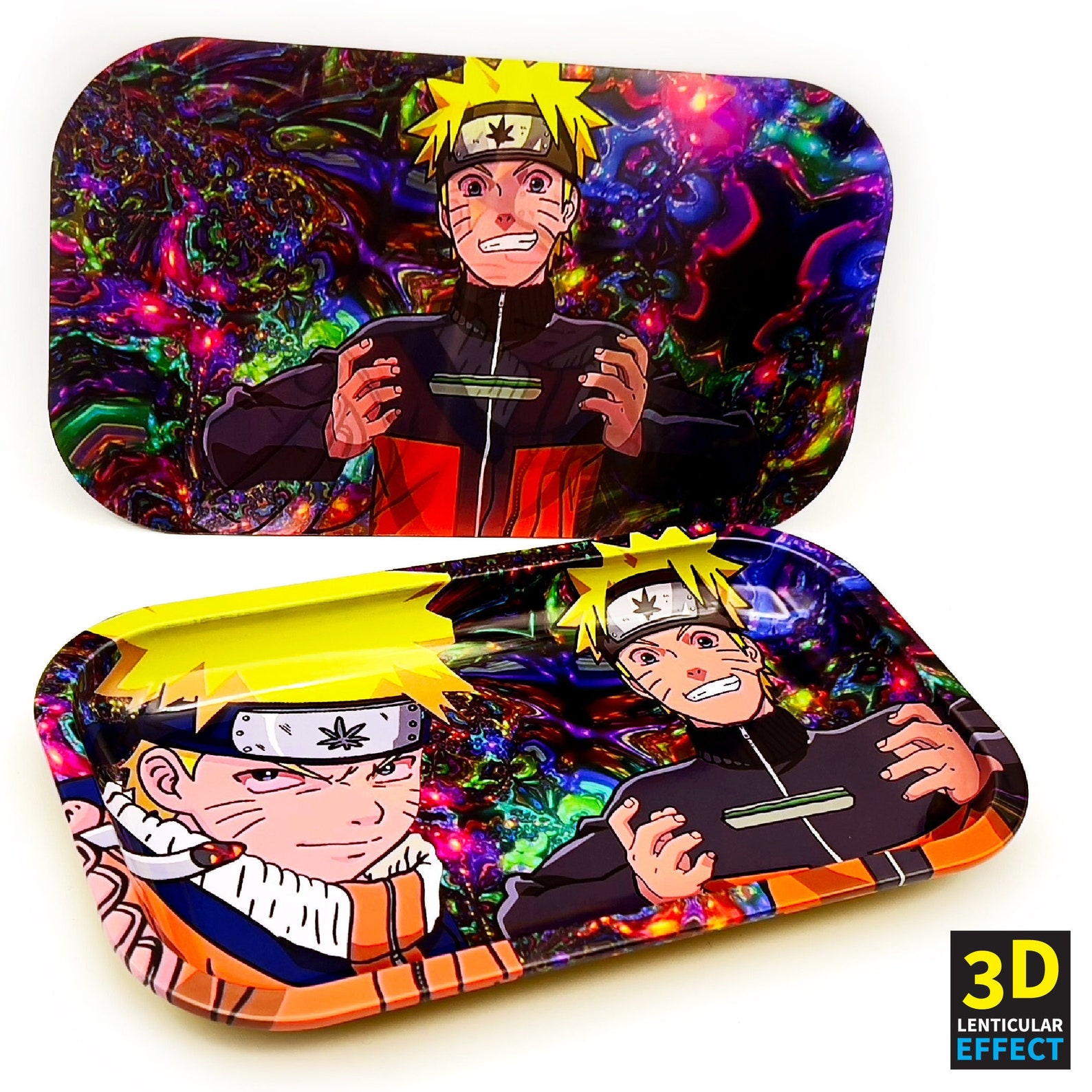 Naruto Rolling Tray Lid 3D Effect Change Images Etsy