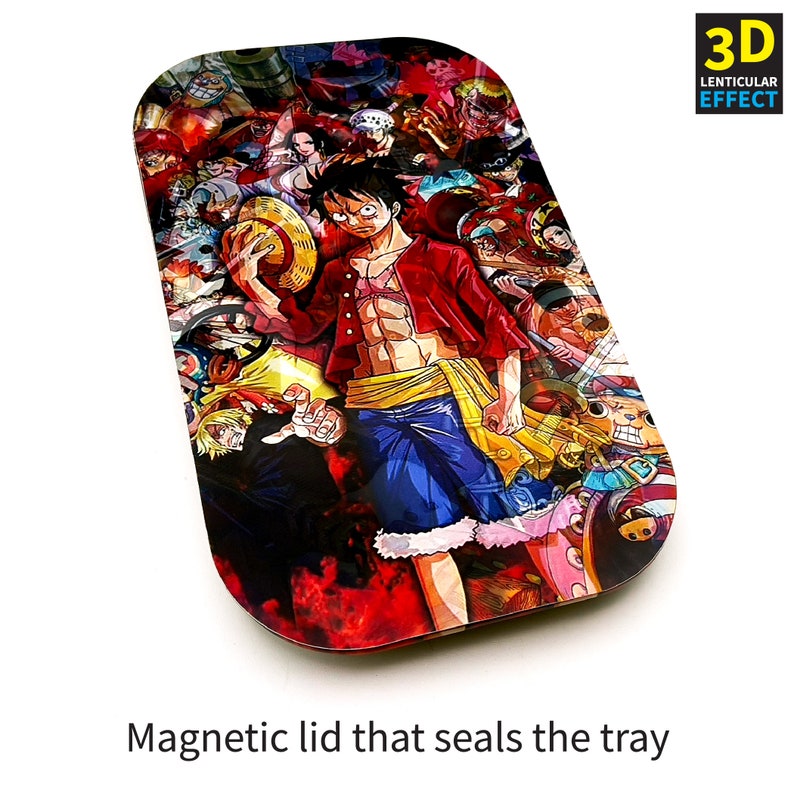 One Piece Monkey D. Luffy Rolling Tray Lid 3D Etsy