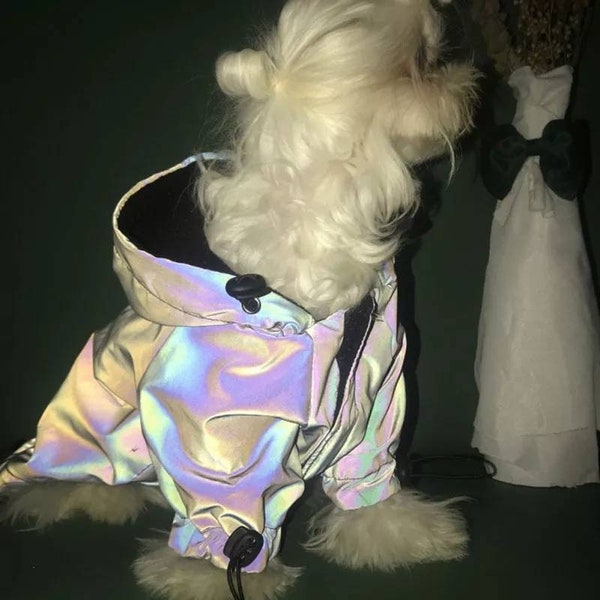 Modischer Hunde-Kapuzenpullover/warme Hundemäntel/reflektierende Hundejacke/für kleine und große Hunde