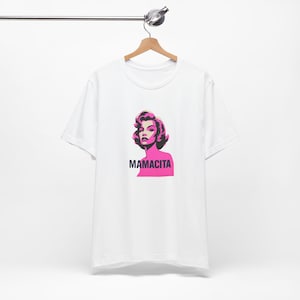 Mamacita T-Shirt | Love Island Shirt | Retro Pop Art T-Shirt | Mädchen Reise und Junggesellinnenabschied Outfit | Lustiges Mama Geschenk