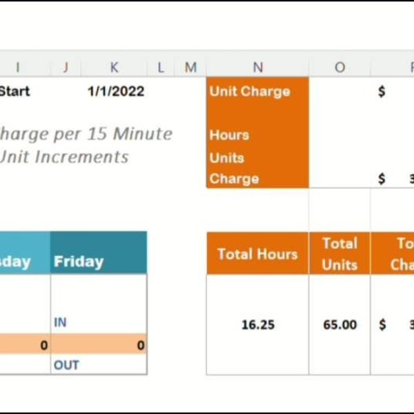 Auto Calculate Excel Etsy