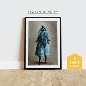 Phantom Sorceress Surreal Art, Surreal Art Print, Fantasy Wall Art, Surreal Wall Decor For Home, Sorceress Poster, Abstract Surreal Art
