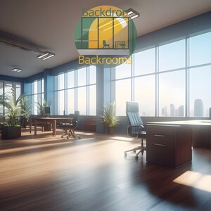 Astonishing Digital Backdrops for Video Calls - Bundle of 10 Modern Home Offices and Comfortable Living Room Backgrounds