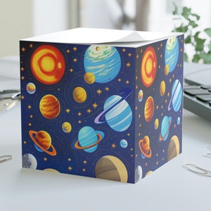 Sticky Note Cube, Cubicle Decor, Sticky Notes, Office supplies, Gift