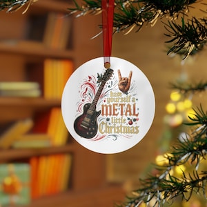Electric Guitar Christmas Ornament | &quot;Have Yourself a Metal Christmas&quot;