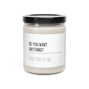 Do You Want Anything Scented Soy Candle, 9oz