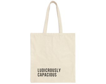 Bolsa de lona ridículamente espaciosa