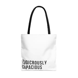 Ludicrously Capacious White Tote Bag
