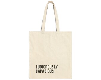 Bolsa de lona ridículamente espaciosa