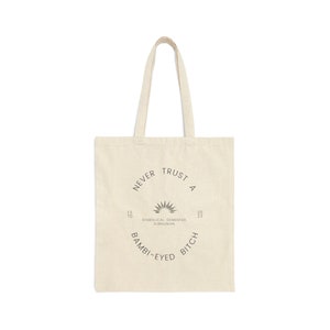 Bambi Eyed Canvas Tote Bag