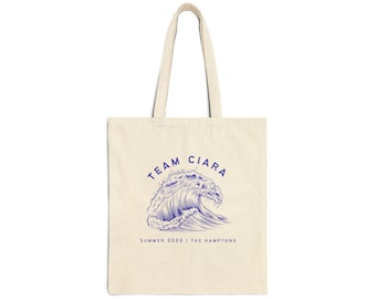 Bolso tote Team Ciara Wave / Ilustración de surf, verano de 2026