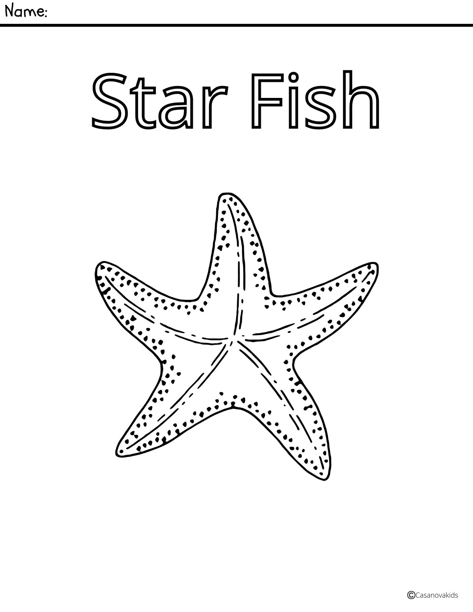 6 Printable Sea Creature Coloring Pages Etsy