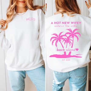 Bach Island Sweatshirt | Bachelorette Party | Love Island | I got a text | Party in the Villa | Wedding Merch
