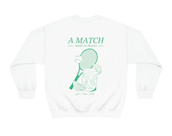 Een Match Made in Heaven Sweatshirt | vrijgezellenfeest | Ronde hals | Bruids | Bruiloftscadeau