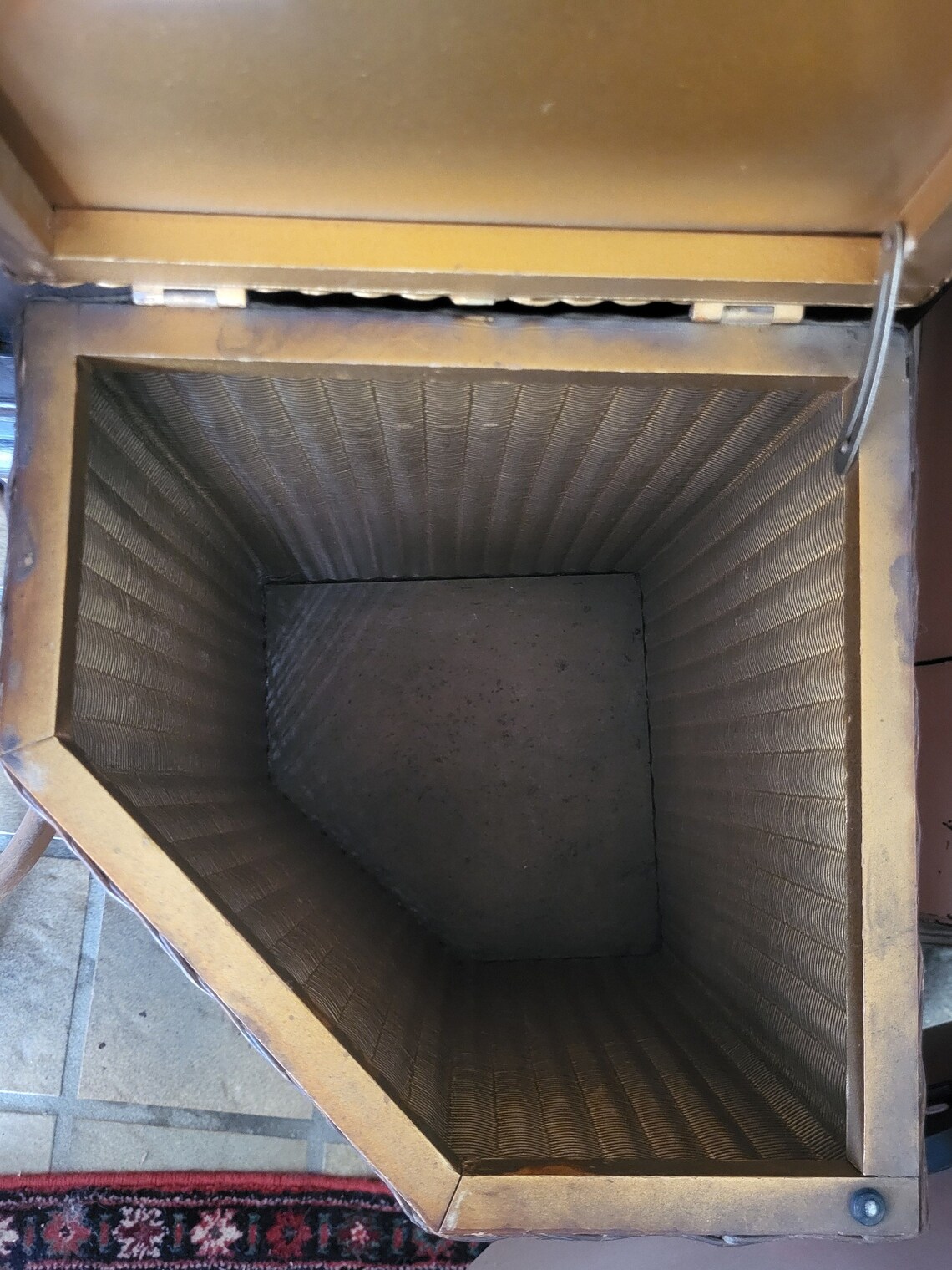 Antique Laundry Basket by Lloyd Loom Etsy