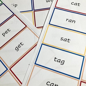 Kindergarten printable CVC words, CVC words, CVC worksheet, kindergarten words