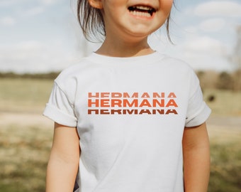 HERMANA Camiseta roja para hermanas / Camiseta a juego para hermanos