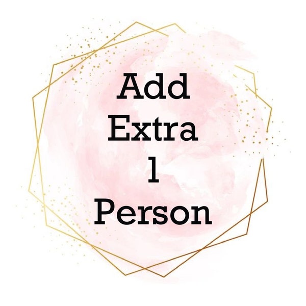 Add extra 1 Person