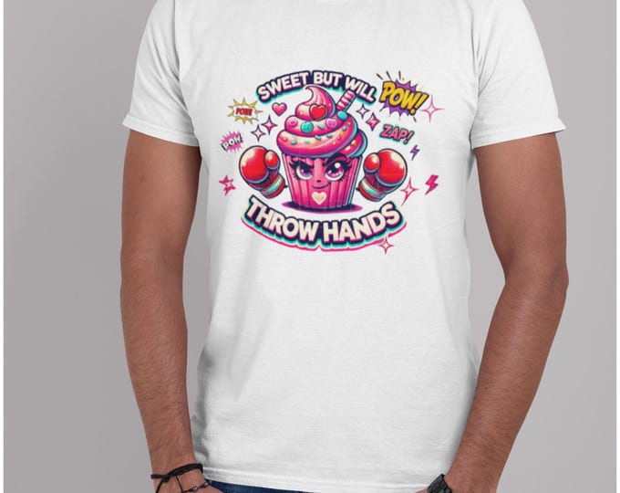 Sweet But Tough Graphic T-Shirt: Unisex Softstyle Tee