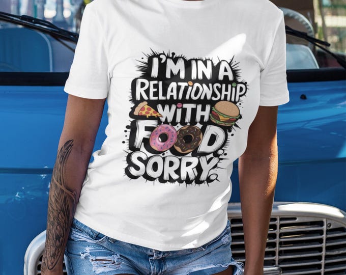 Foodie Relationship Unisex T-Shirt: Softstyle Ring-Spun Cotton Tee