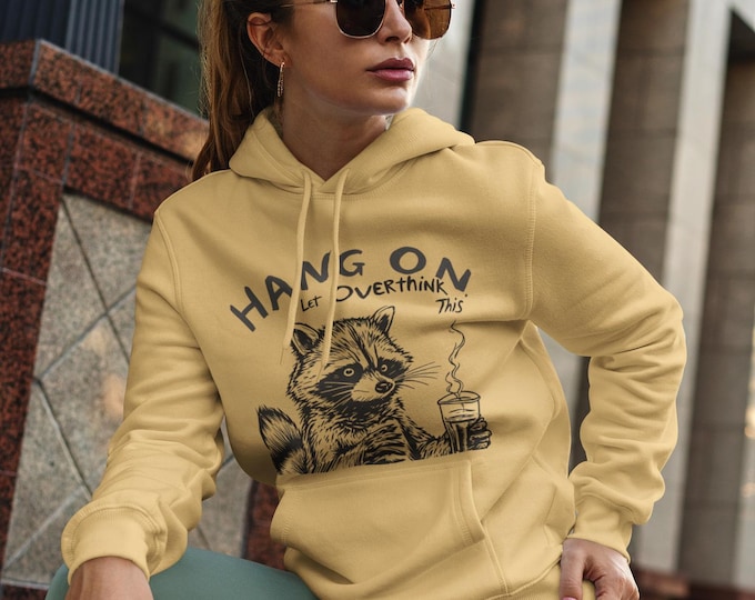 Funny Raccoon Design: Sarcastic Overthinking PNG SVG (Digital Download)