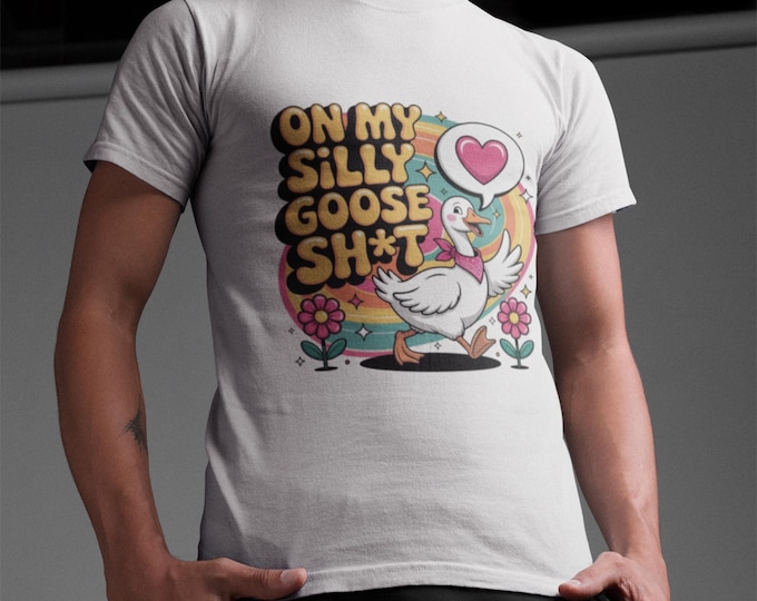 Funny Goose Graphic Tee: Unisex Softstyle Cotton T-Shirt