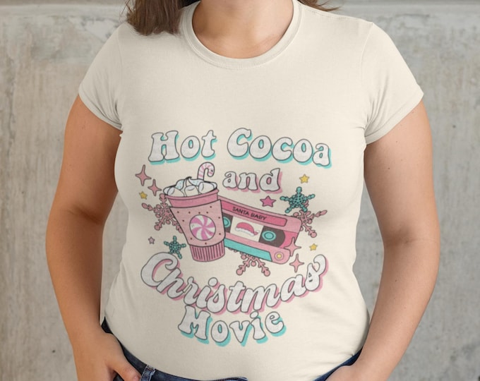 Cozy Christmas Movie T-Shirt: Unisex Holiday Cotton Tee