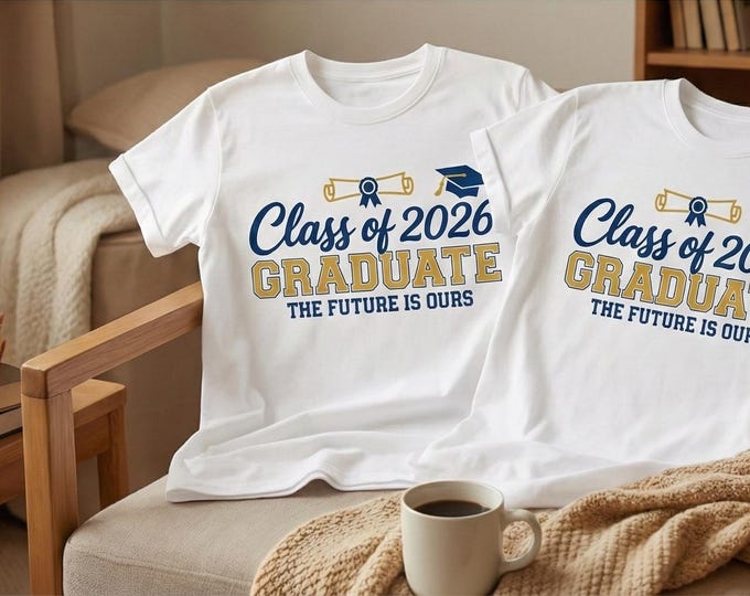 Class of 2026 Graduation Shirt • Senior 2026 Tee • Graduate Gift • The Future Is Ours T-Shirt