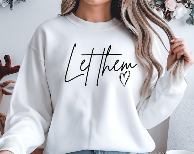 Motivational Heart Sweatshirt: Positive Quote Crewneck, Self-Love Top