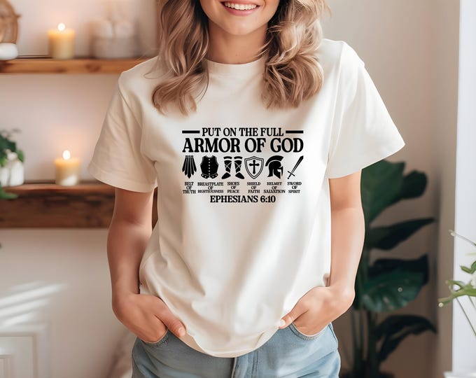Armor of God Sweatshirt | Ephesians 6:10 Christian Gift