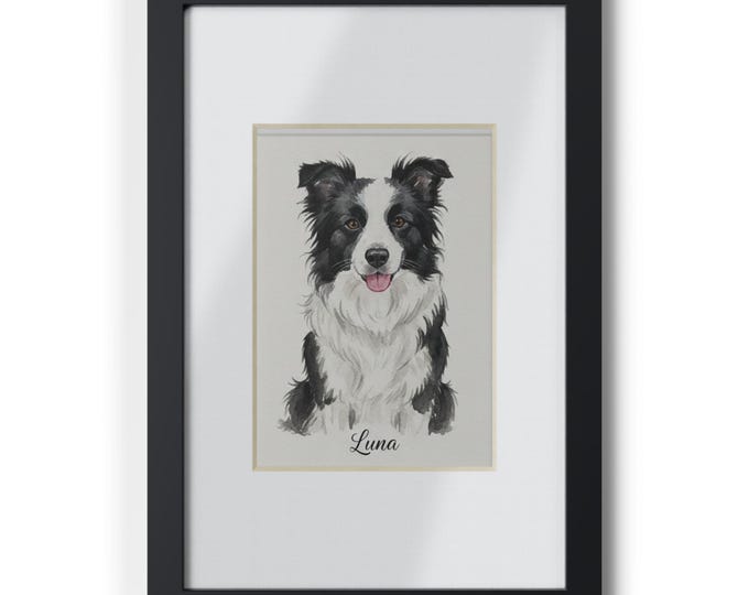 Custom Watercolor Pet Portrait • Hand-Painted Dog or Cat Art