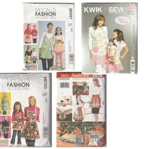 mommy and me apron pattern mccall&#39;s butterick kwiksew
