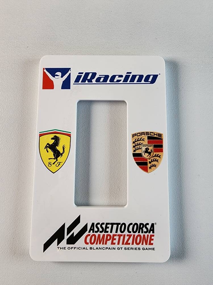 Light Switch Cover Plate Sim Racing ACC Iracing - Etsy