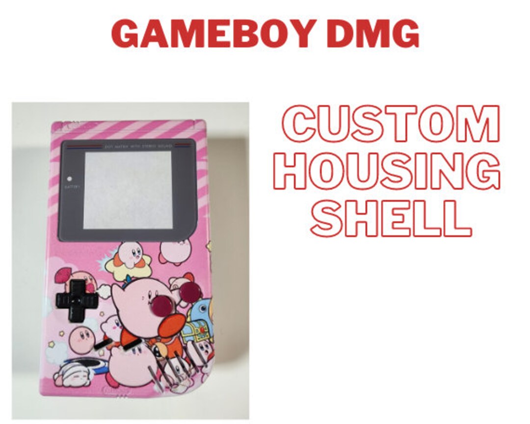 Gameboy Housing Shell Retro Kirby Game Cover Game Boy DMG Etsy