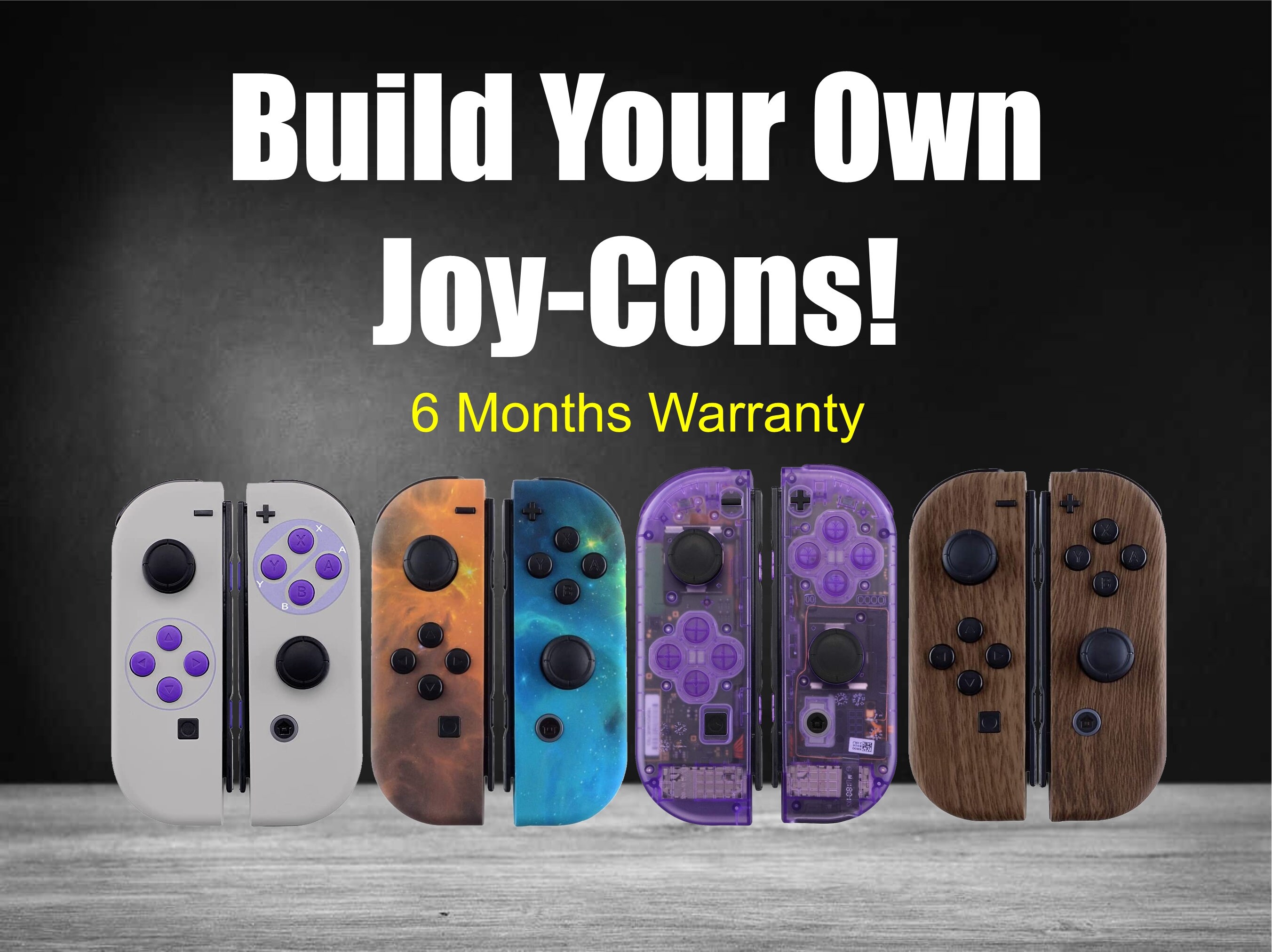 Create Your Own Nintendo Switch Joy-cons Soft Touch Joy-cons Etsy