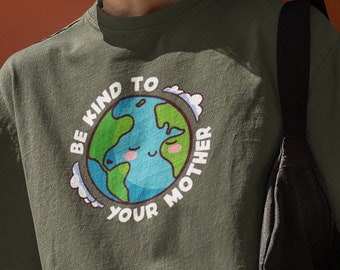 Show Your Love for the Planet with our Earth Day Tee featuring Mother Nature | Climate Change Tee | Mother's Day Clothing | Earth Day Tshirt