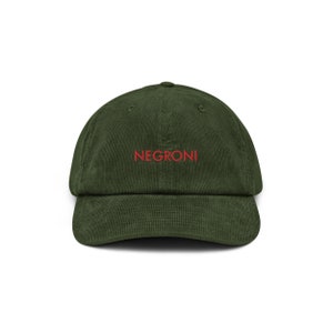 Negroni I corduroy cap