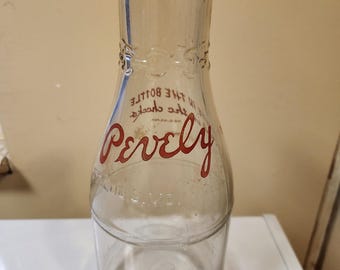 Vintage Pevely Milk Bottle