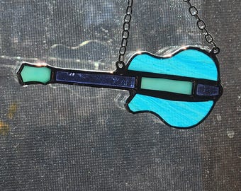 Stained glass guitar