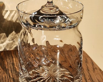 Towle lead crystal jar