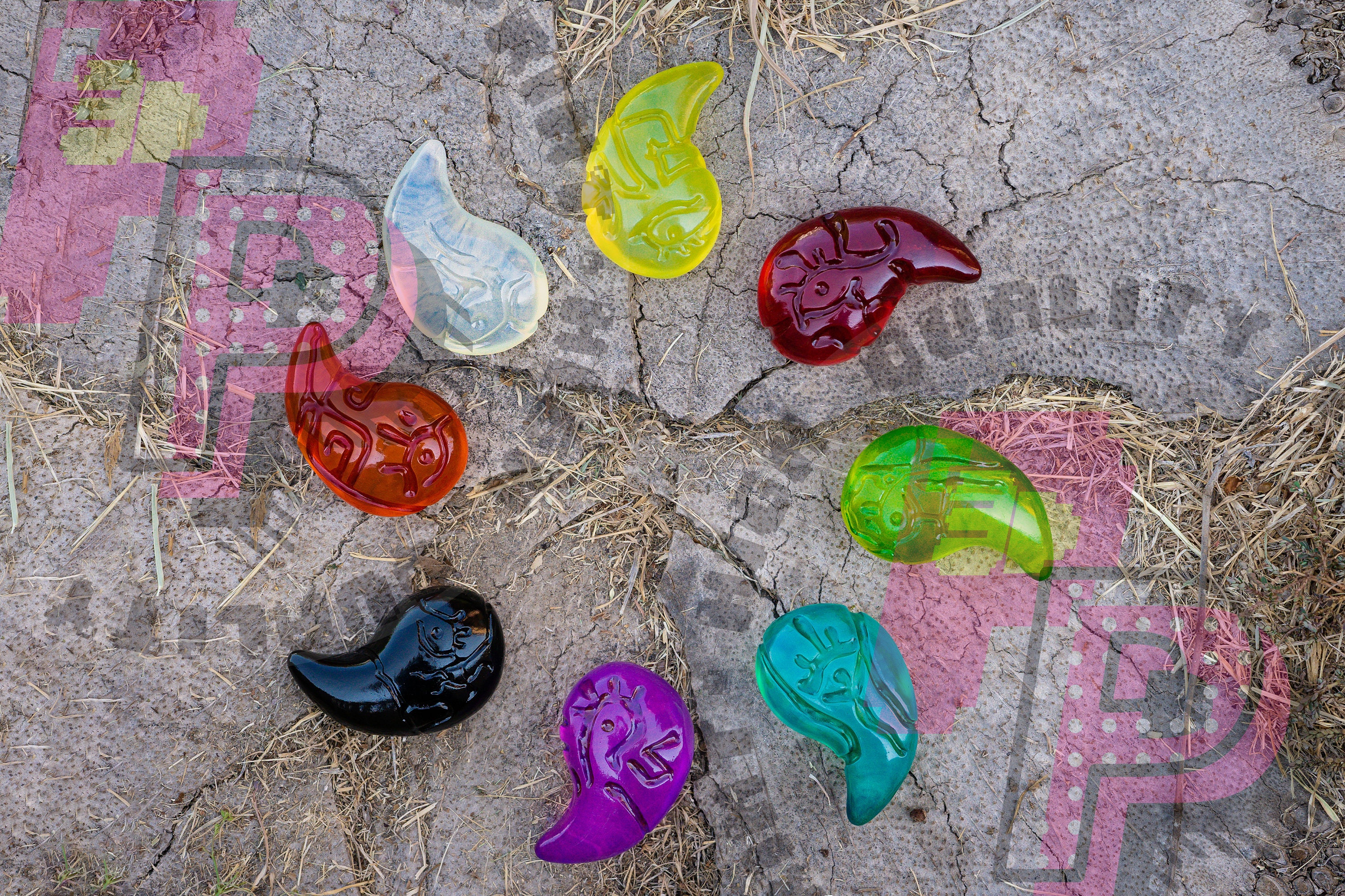 Zelda Tears of the Kingdom 8 Secret Stones (3 In.) - Etsy
