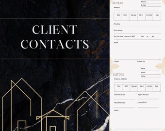 descargar/imprimir y editar la lista de contactos de clientes inmobiliarios