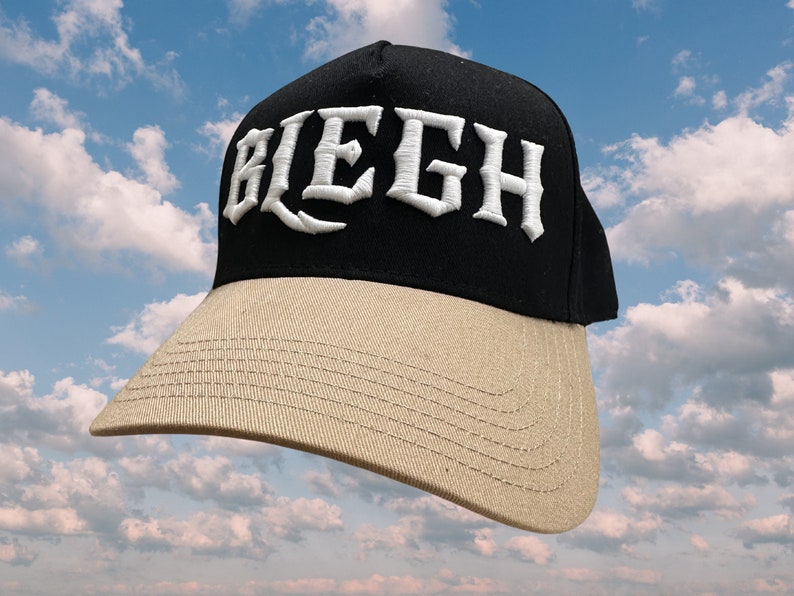 BLEGH 3d Puff Embroidered Hat, Metalhead Gift, Metalhead Gift for Him ...