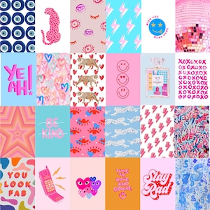 Preppy Aesthetic Photo Wall Collage Digital Download 60 - Etsy