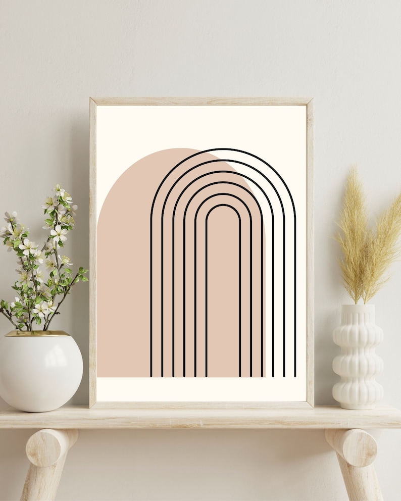 Boho Art Prints Minimalist Digital Prints Boho Style Art - Etsy